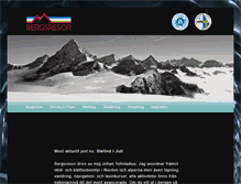 Tablet Screenshot of bergsresor.se